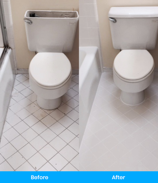 Bathroom around toilet